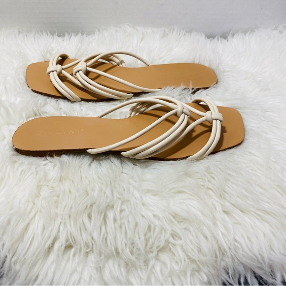 Billini Women White Flats Sandals Sz-9 - Picture 4 of 5